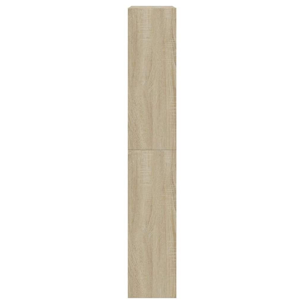 vidaXL Παπουτσοθήκη Sonoma Δρυς 60x21x125,5 εκ. από Επεξεργασμένο Ξύλο