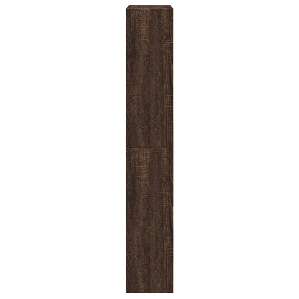 vidaXL Παπουτσοθήκη Καφέ δρυς 60x21x125,5 εκ. από Επεξεργασμένο Ξύλο