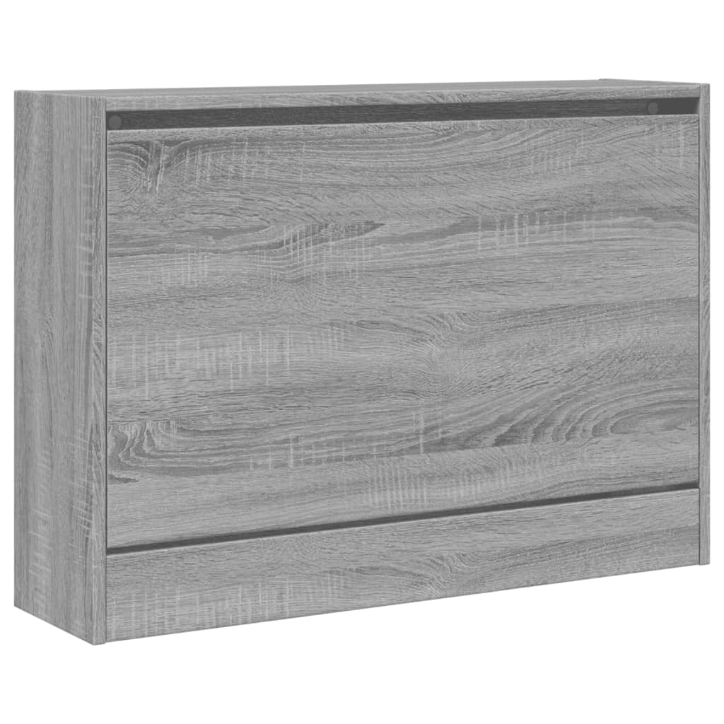 vidaXL Παπουτσοθήκη Γκρι Sonoma 80x21x57 εκ. από Επεξεργ. Ξύλο