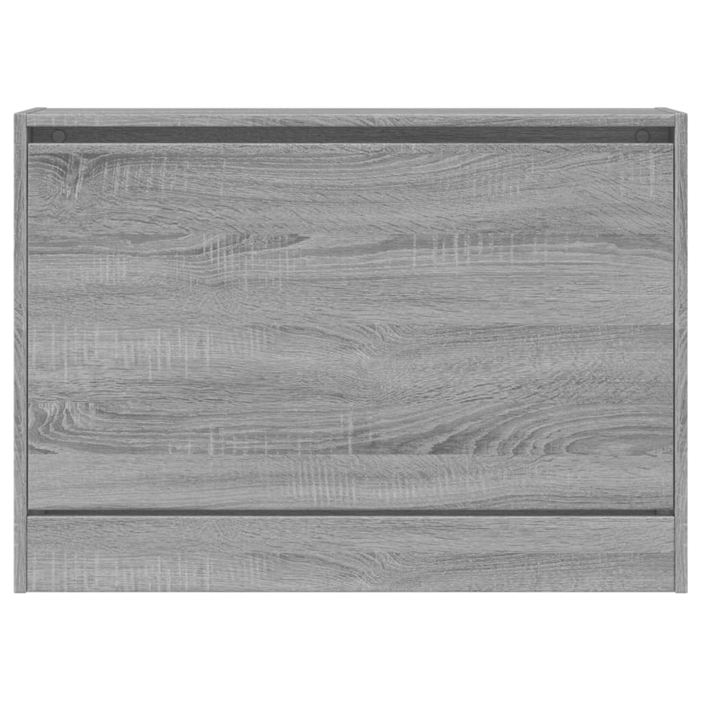 vidaXL Παπουτσοθήκη Γκρι Sonoma 80x21x57 εκ. από Επεξεργ. Ξύλο