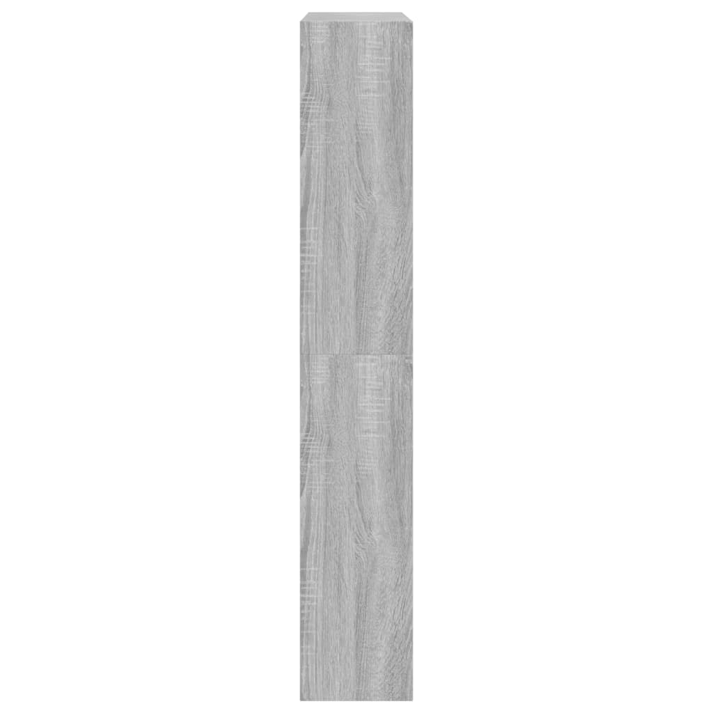 vidaXL Παπουτσοθήκη Γκρι Sonoma 80x21x125,5 εκ. από Επεξεργ. Ξύλο