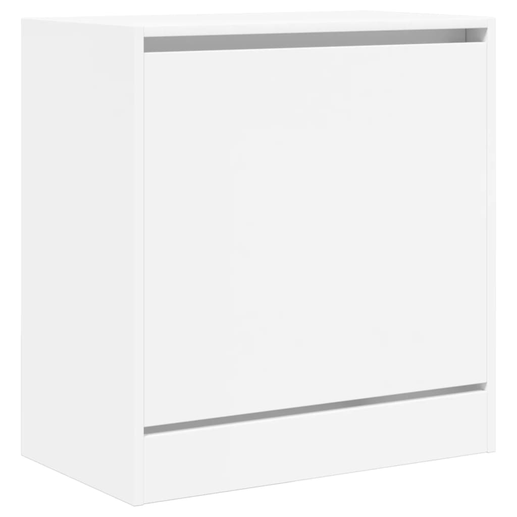 vidaXL Παπουτσοθήκη Λευκή 60x34x63,5 εκ. από Επεξεργασμένο Ξύλο