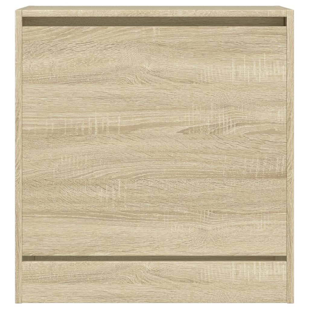 vidaXL Παπουτσοθήκη Sonoma Δρυς 60x34x63,5 εκ. από Επεξεργασμένο Ξύλο