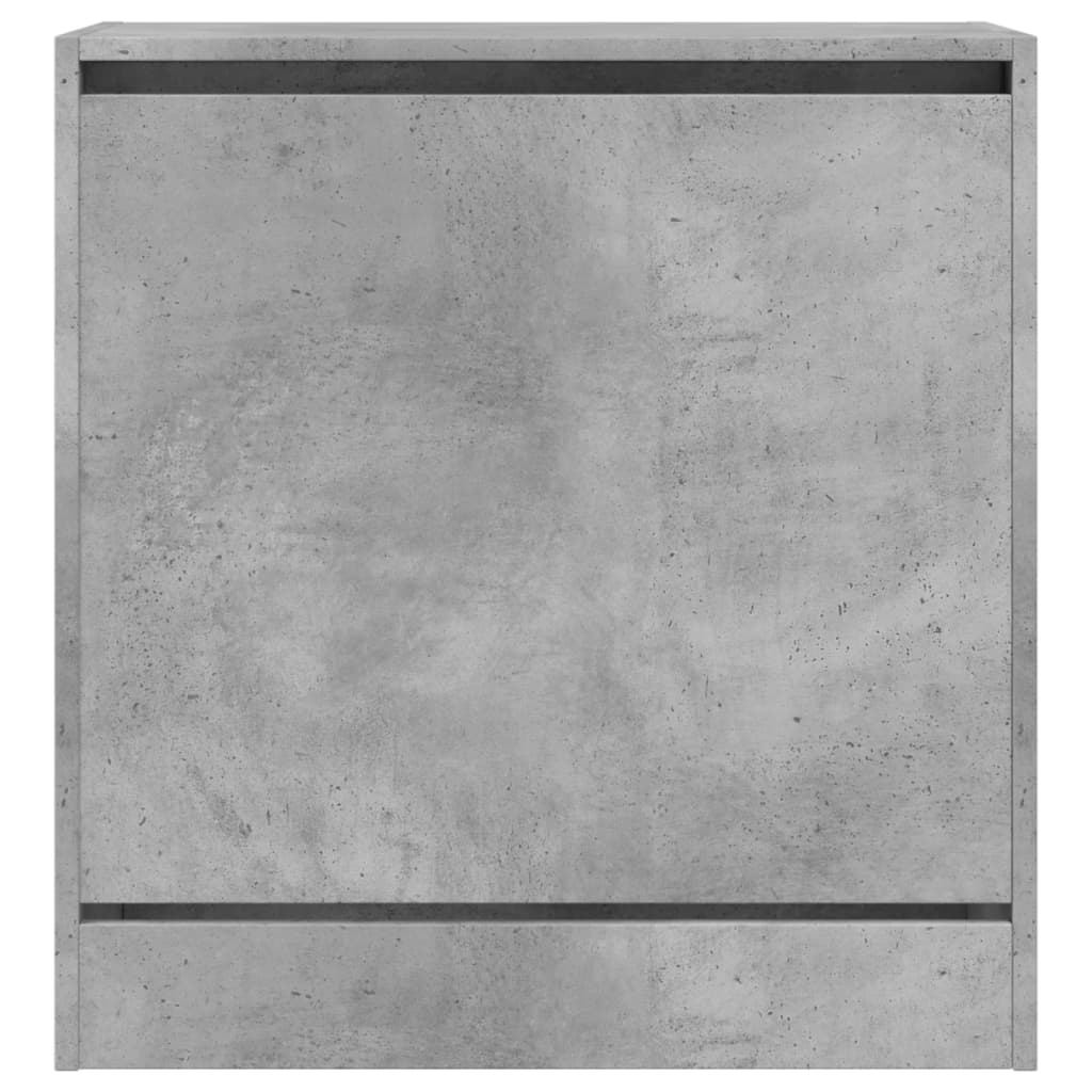 vidaXL Παπουτσοθήκη Γκρι Σκυροδέματος 60x34x63,5εκ. Επεξεργασμένο Ξύλο