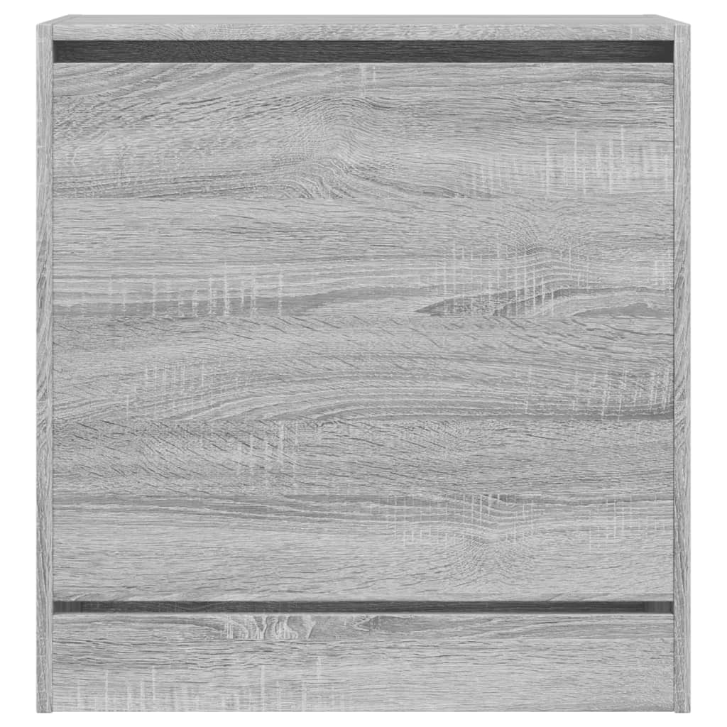 vidaXL Παπουτσοθήκη Γκρι Sonoma 60x34x63,5 εκ. από Επεξεργ. Ξύλο