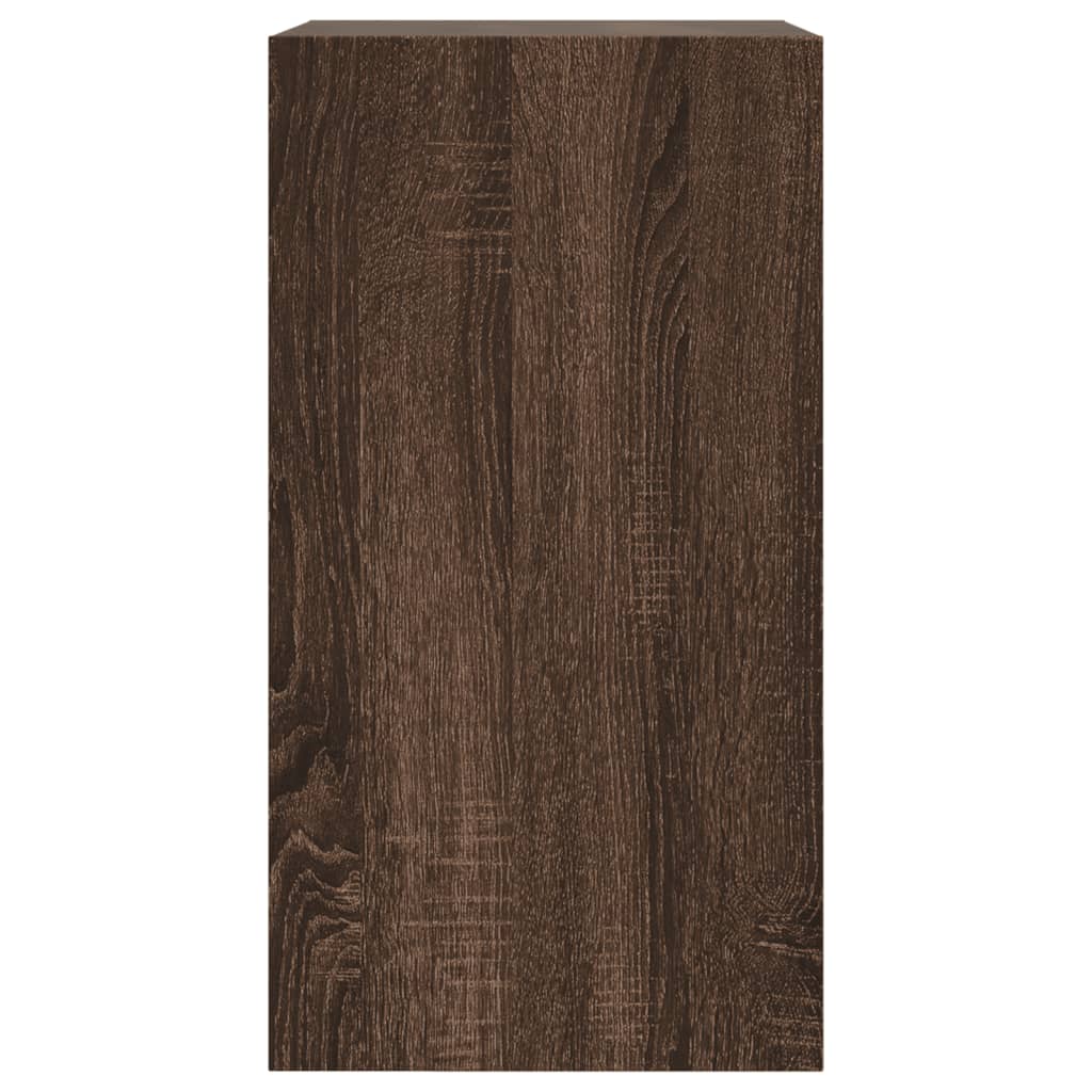 vidaXL Παπουτσοθήκη Καπνιστή Δρυς 60x34x63,5εκ. από Επεξεργασμένο Ξύλο