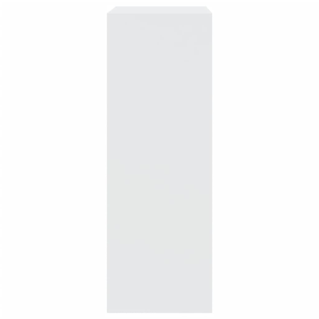 vidaXL Παπουτσοθήκη Λευκή 60x34x96,5 εκ. από Επεξεργασμένο Ξύλο