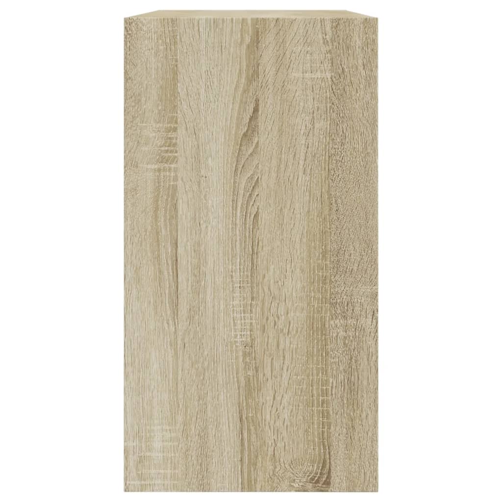 vidaXL Παπουτσοθήκη Sonoma Δρυς 80x34x63 εκ. από Επεξεργασμένο Ξύλο