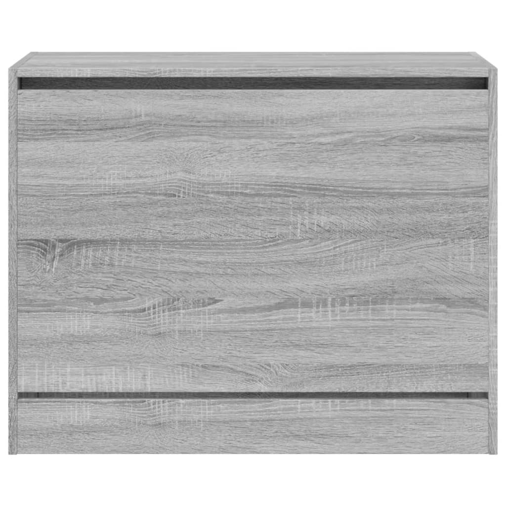 vidaXL Παπουτσοθήκη Γκρι Sonoma 80x34x63 εκ. από Επεξεργ. Ξύλο