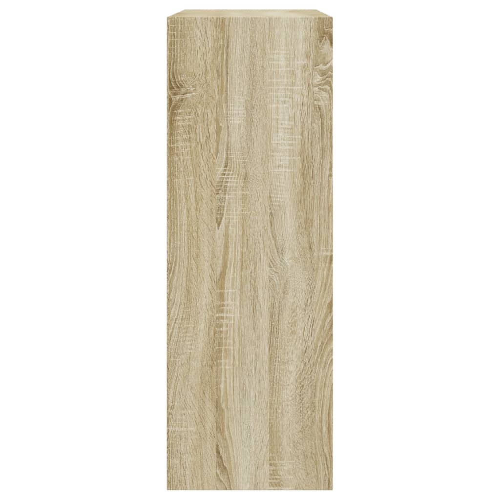 vidaXL Παπουτσοθήκη Sonoma Δρυς 80x34x96,5 εκ. από Επεξεργασμένο Ξύλο