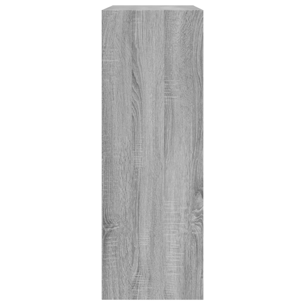vidaXL Παπουτσοθήκη Γκρι Sonoma 80x34x96,5 εκ. από Επεξεργ. Ξύλο