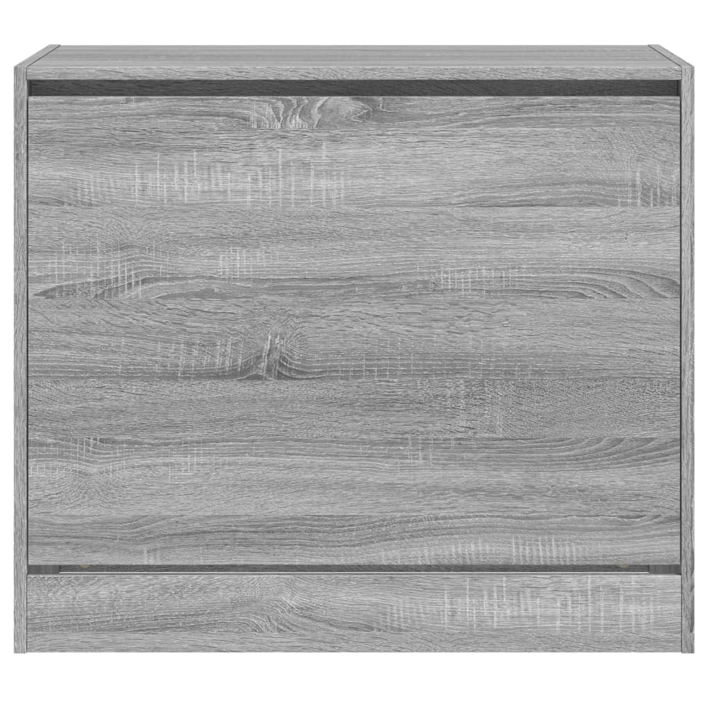 vidaXL Παπουτσοθήκη Γκρι Sonoma 80x42x69 εκ. από Επεξεργ. Ξύλο
