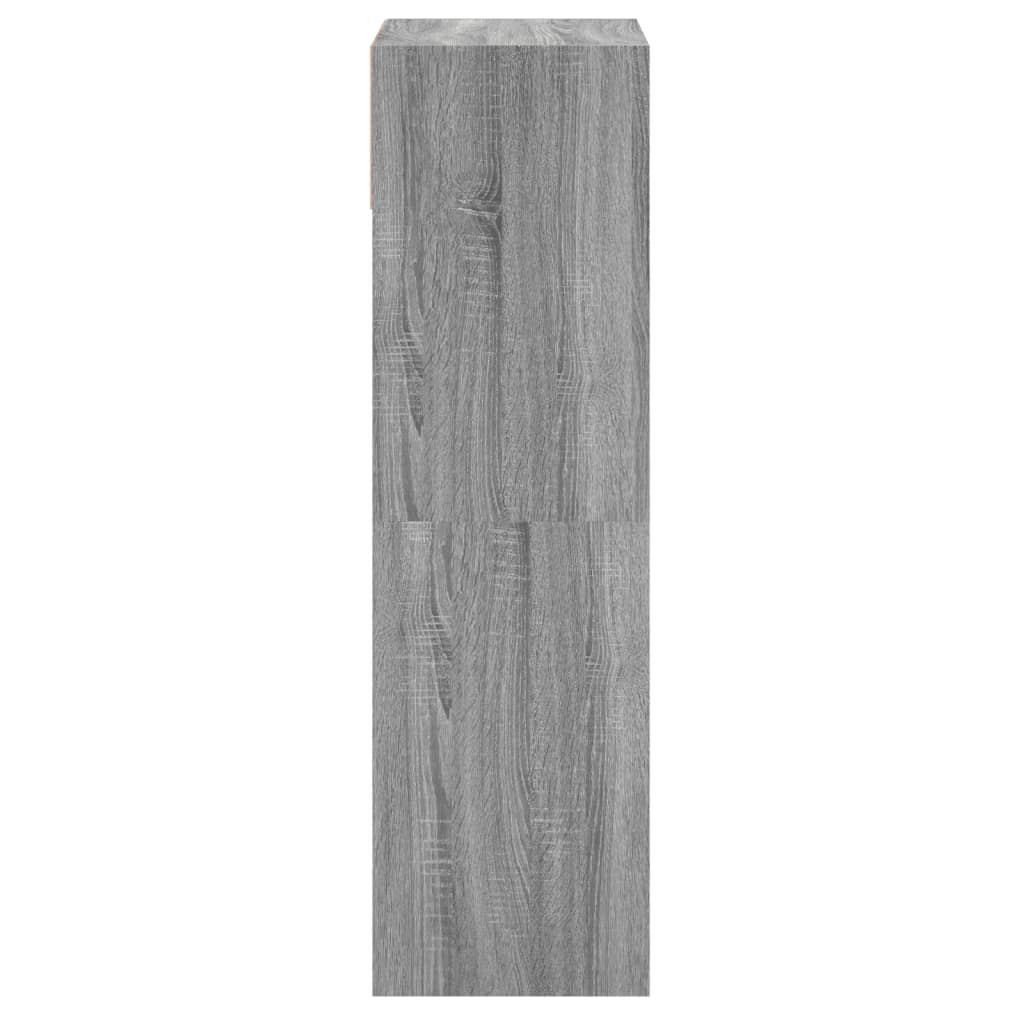 vidaXL Παπουτσοθήκη Γκρι Sonoma 60x34x116 εκ. από Επεξεργασμένο Ξύλο