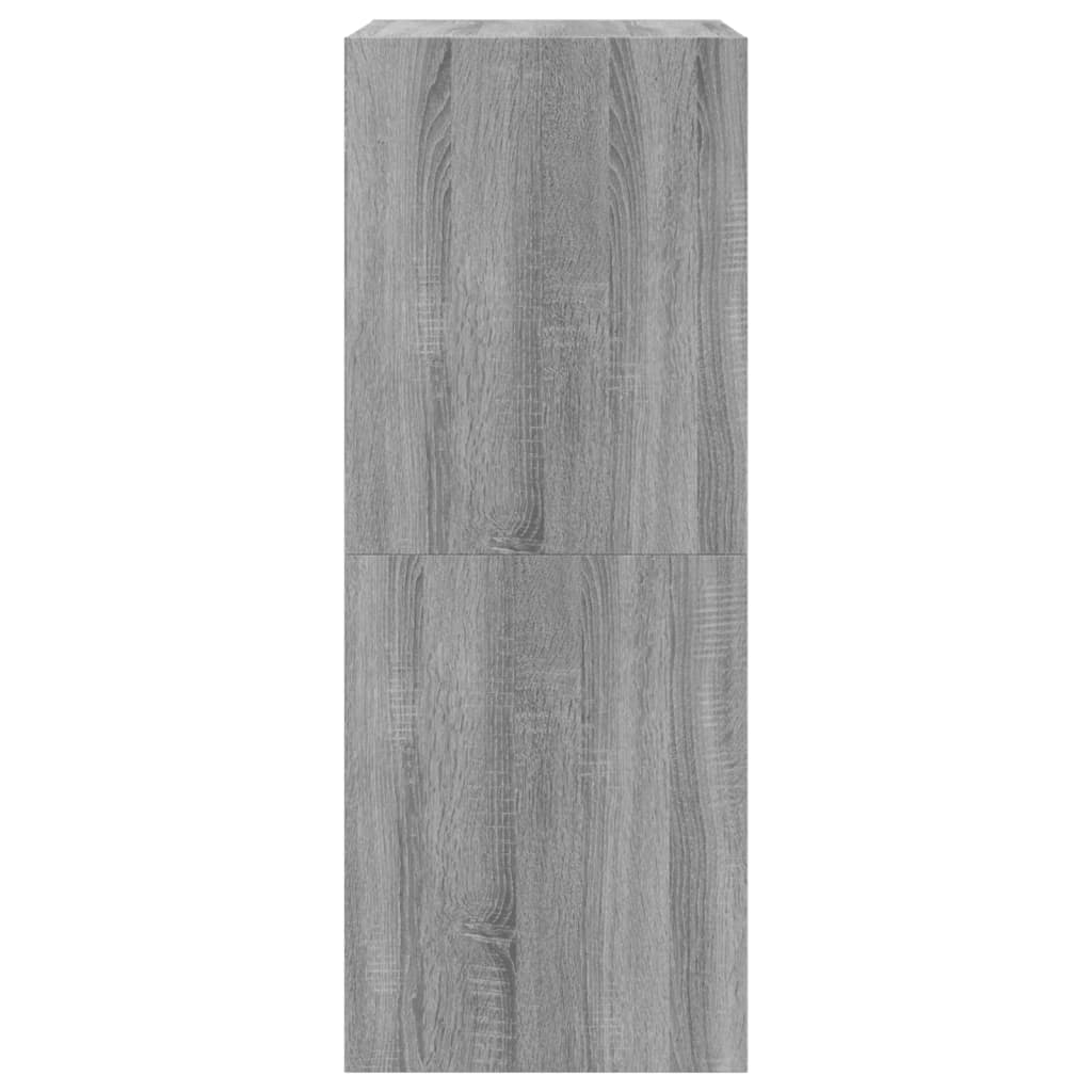 vidaXL Παπουτσοθήκη με 2 Ανακλ. Συρτάρια Γκρι Sonoma 60x42x108 εκ.