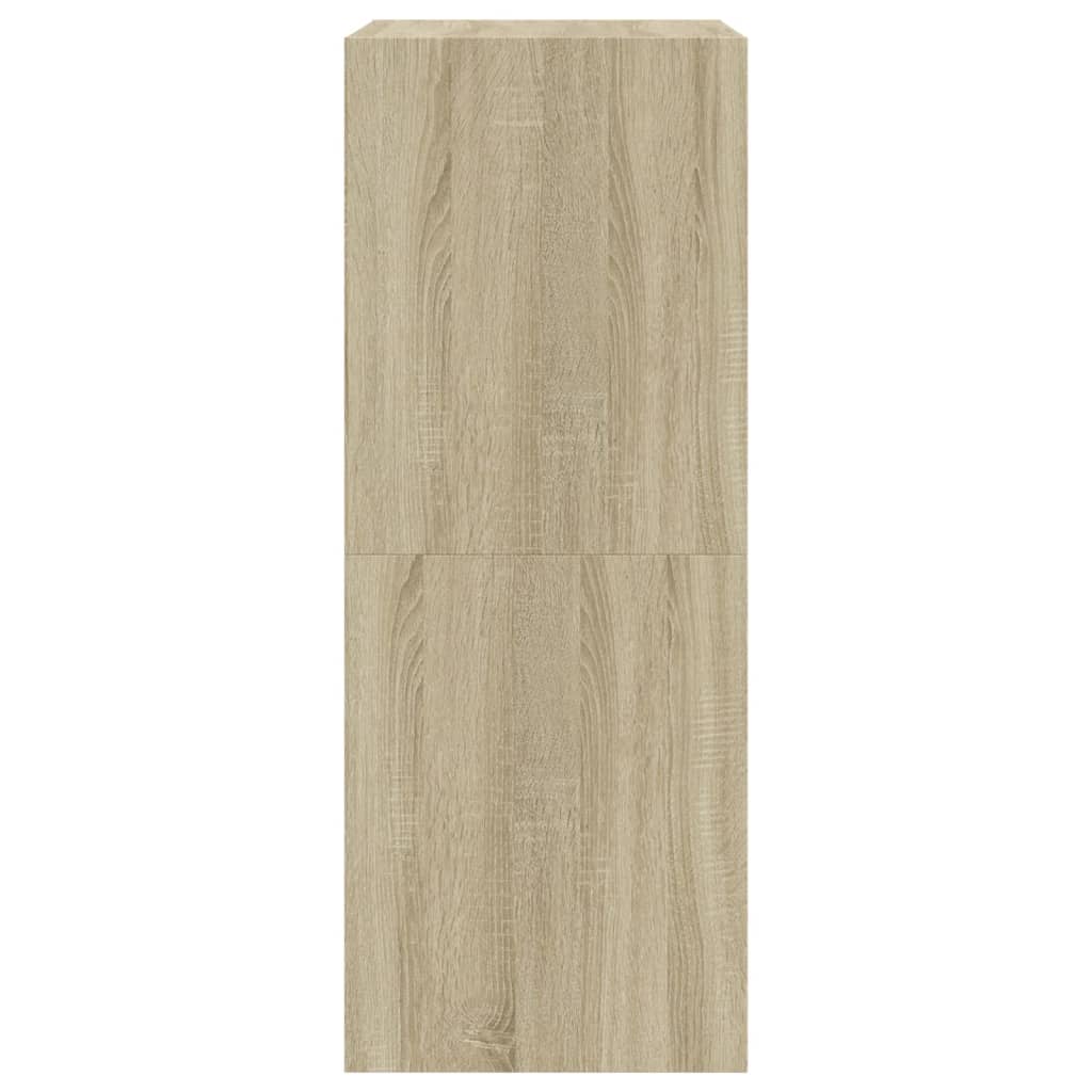 vidaXL Παπουτσοθήκη με 2 Ανακλ. Συρτάρια Sonoma Δρυς 80x42x108 εκ.