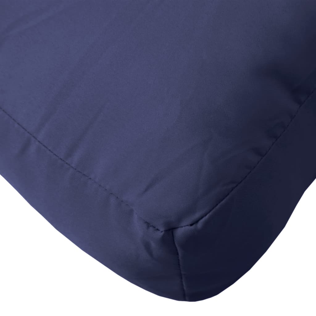 vidaXL Μαξιλάρι Παλέτας Ναυτικό Μπλε 120 x 80 x 12 εκ. Υφασμάτινο