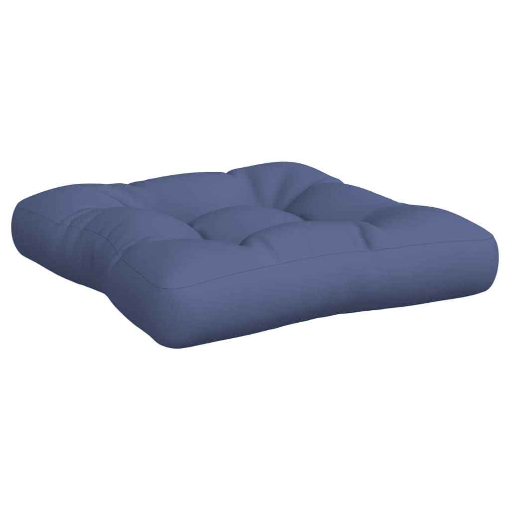 vidaXL Μαξιλάρι Παλέτας Ναυτικό Μπλε 60 x 38 x 13 εκ. Υφασμάτινο