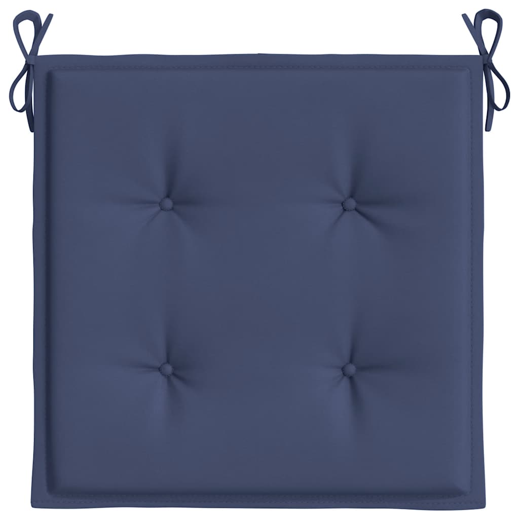 vidaXL Μαξιλάρια Παλέτας 2 τεμ. Ναυτικό Μπλε 50x50x4 εκ. Ύφασμα Oxford