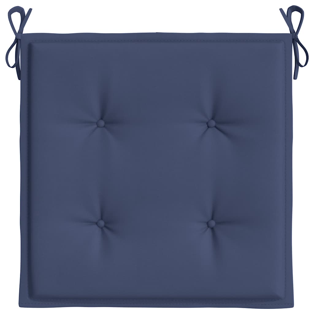 vidaXL Μαξιλάρια Παλέτας 4 τεμ. Ναυτικό Μπλε 50x50x4 εκ. Ύφασμα Oxford