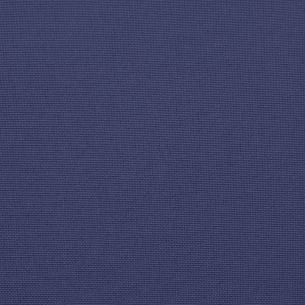 vidaXL Μαξιλάρια Πάγκου Κήπου Ναυτικό Μπλε 150x50x7 εκ. Ύφασμα Oxford