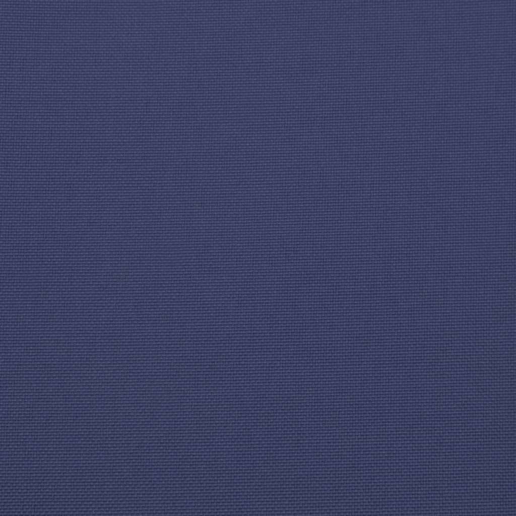 vidaXL Μαξιλάρια Πάγκου Κήπου Ναυτικό Μπλε 110x50x7 εκ. Ύφασμα Oxford