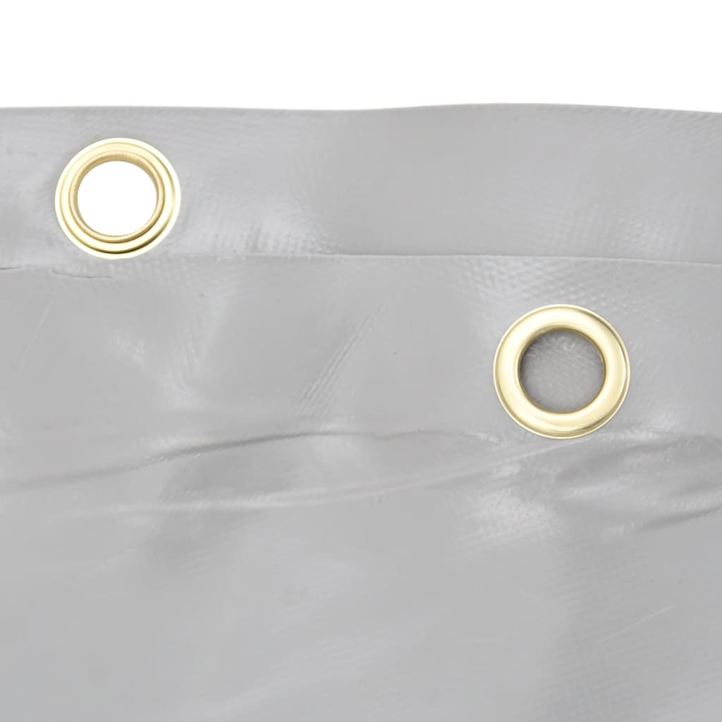 vidaXL Μουσαμάς Γκρι 5 x 7 μ. 650 γρ./μ²