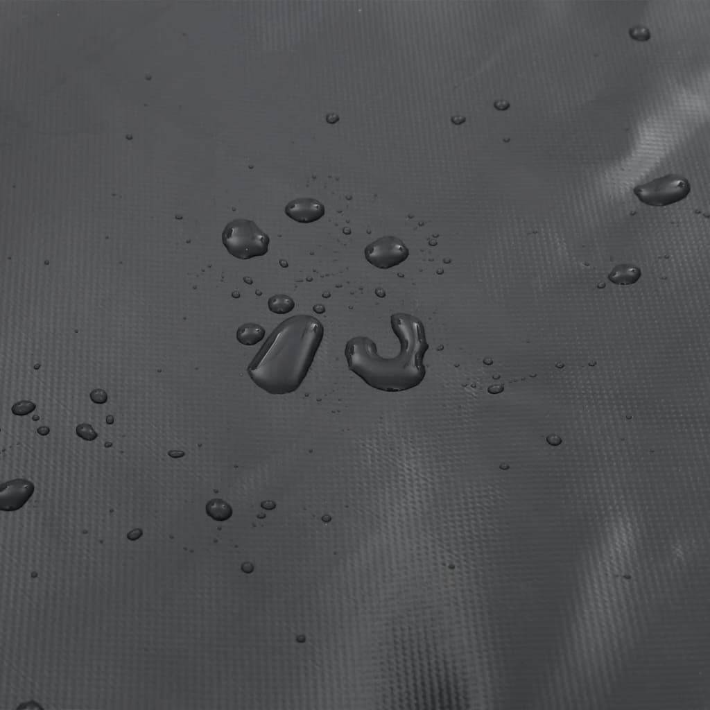 vidaXL Μουσαμάς Μαύρο 5 x 5 μ. 650 γρ./μ²