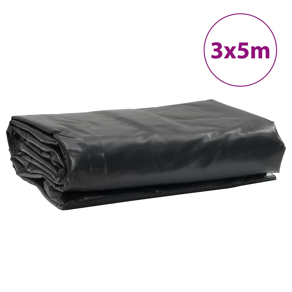 vidaXL Μουσαμάς Ανθρακί 650 γρ./μ.² 3x5 μ.