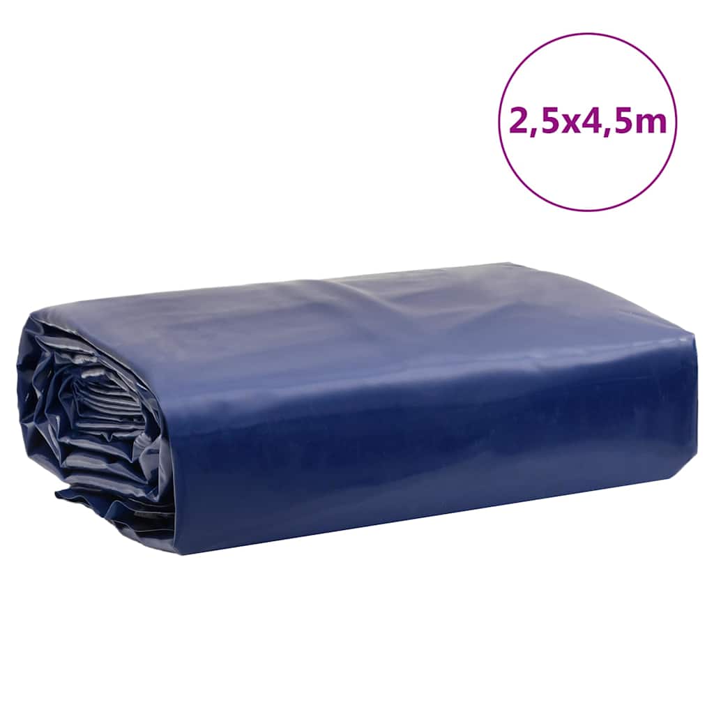 vidaXL Τέντα 650g / m² Μπλε 2,5 x 4,5 m Καμβάς με επικάλυψη PVC