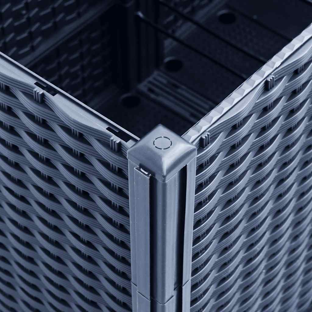 vidaXL Ζαρντινιέρα Κήπου με Καφασωτό Μπλε Γκρι 160x120x140 εκ. από PP
