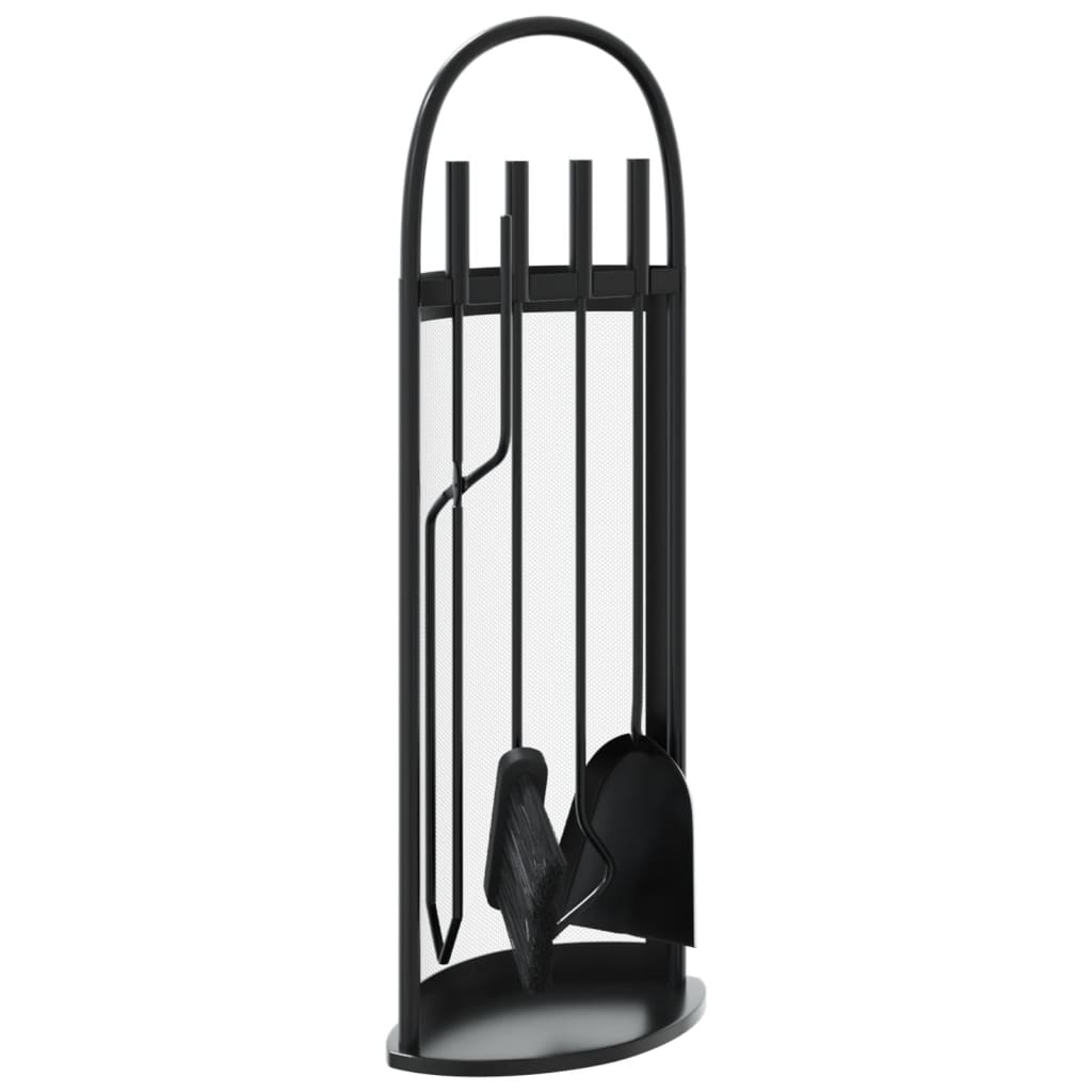 vidaXL Σετ Εργαλείων Τζακιού 5 τεμ. 23x15x66 εκ. από Ατσάλι