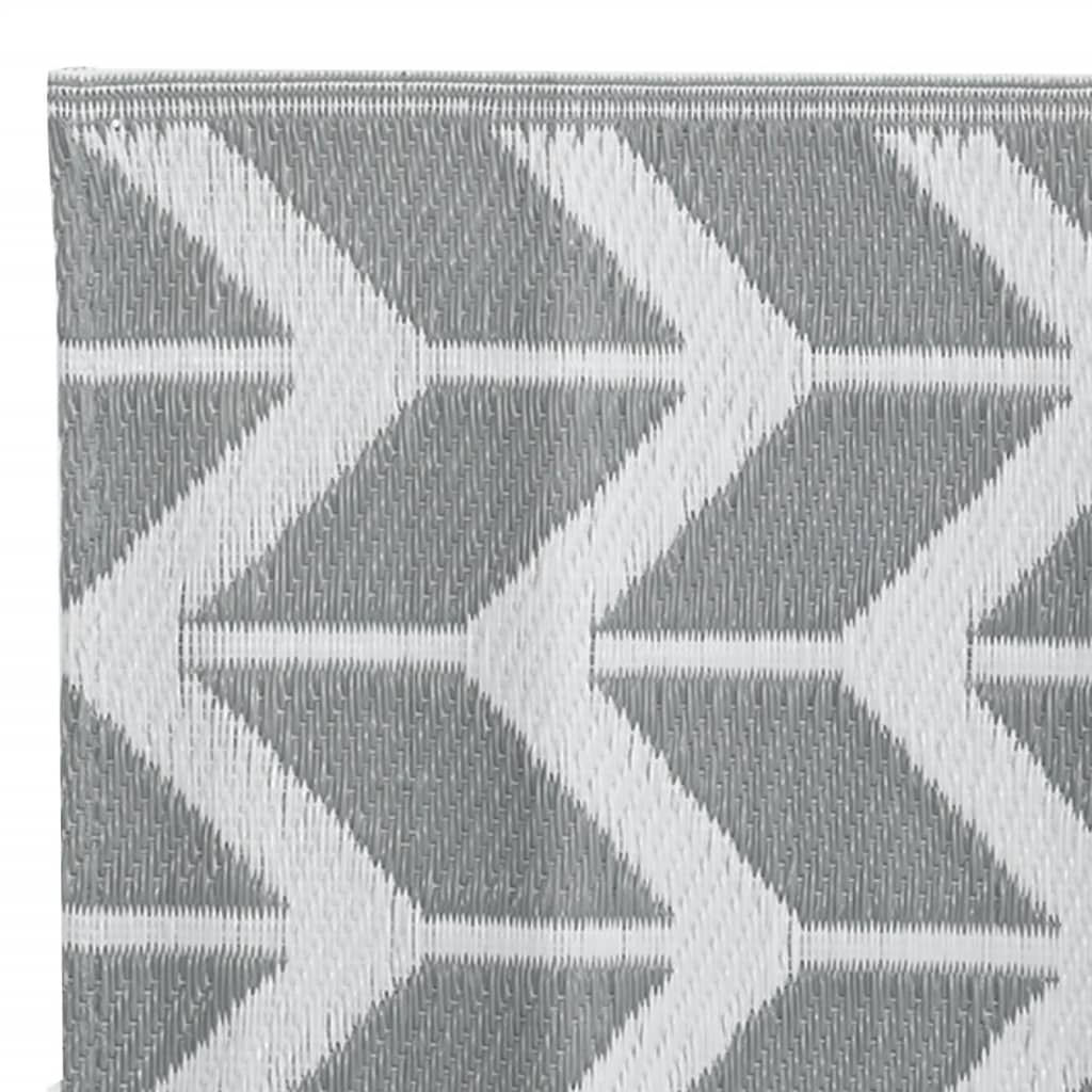 vidaXL Χαλί εξωτερικού χώρου ARAKIL Γκρι 160x230 cm PP