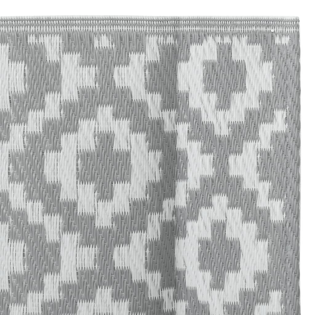 vidaXL Χαλί εξωτερικού χώρου ARAKIL γκρι 190x290 cm PP