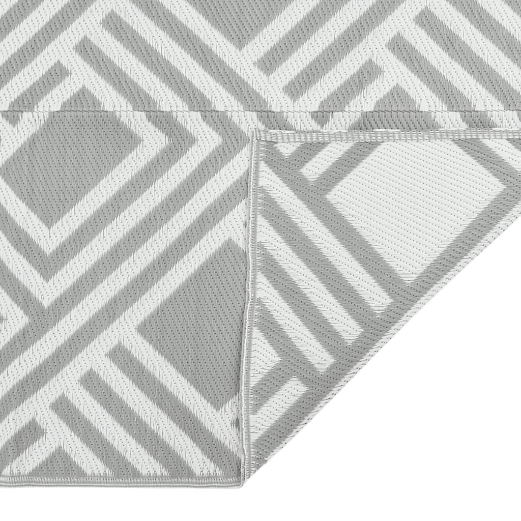 vidaXL Χαλί εξωτερικού χώρου ARAKIL Γκρι 160x230 cm PP