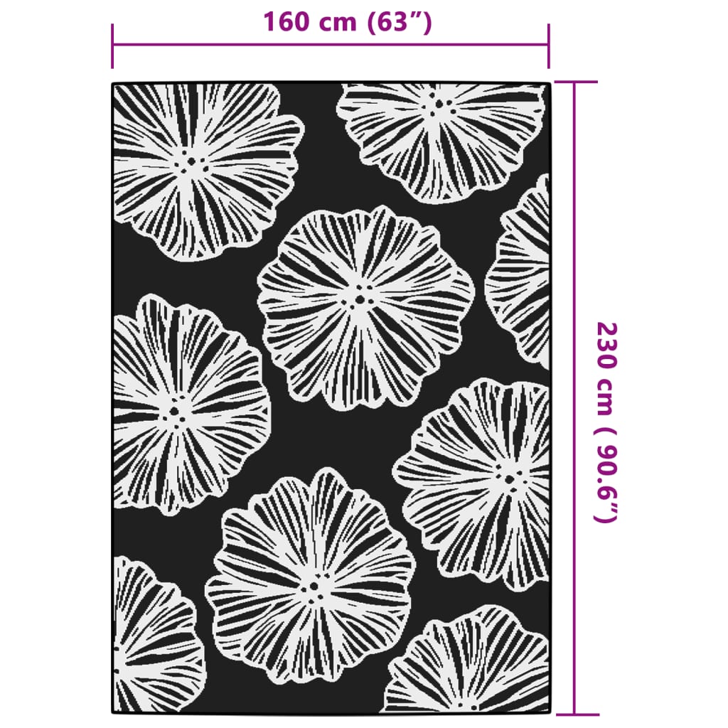 vidaXL Χαλί εξωτερικού χώρου ARAKIL Πράσινο 160x230 cm PP