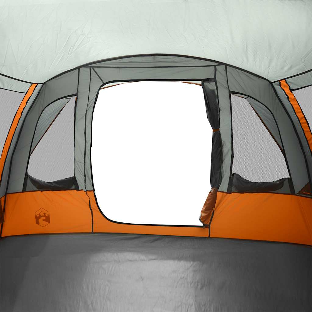 vidaXL Σκηνή Οικογενειακή Τούνελ 8 Ατόμων Αδιάβροχη Γκρι