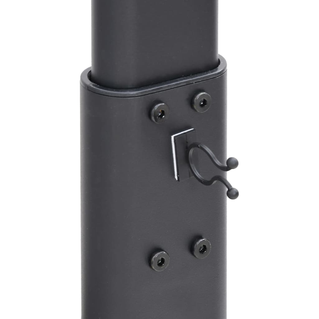 vidaXL Βάση Τηλεόρασης Γωνιακή 2 Επιπέδων για 32-65 Ιντσών Μαύρη