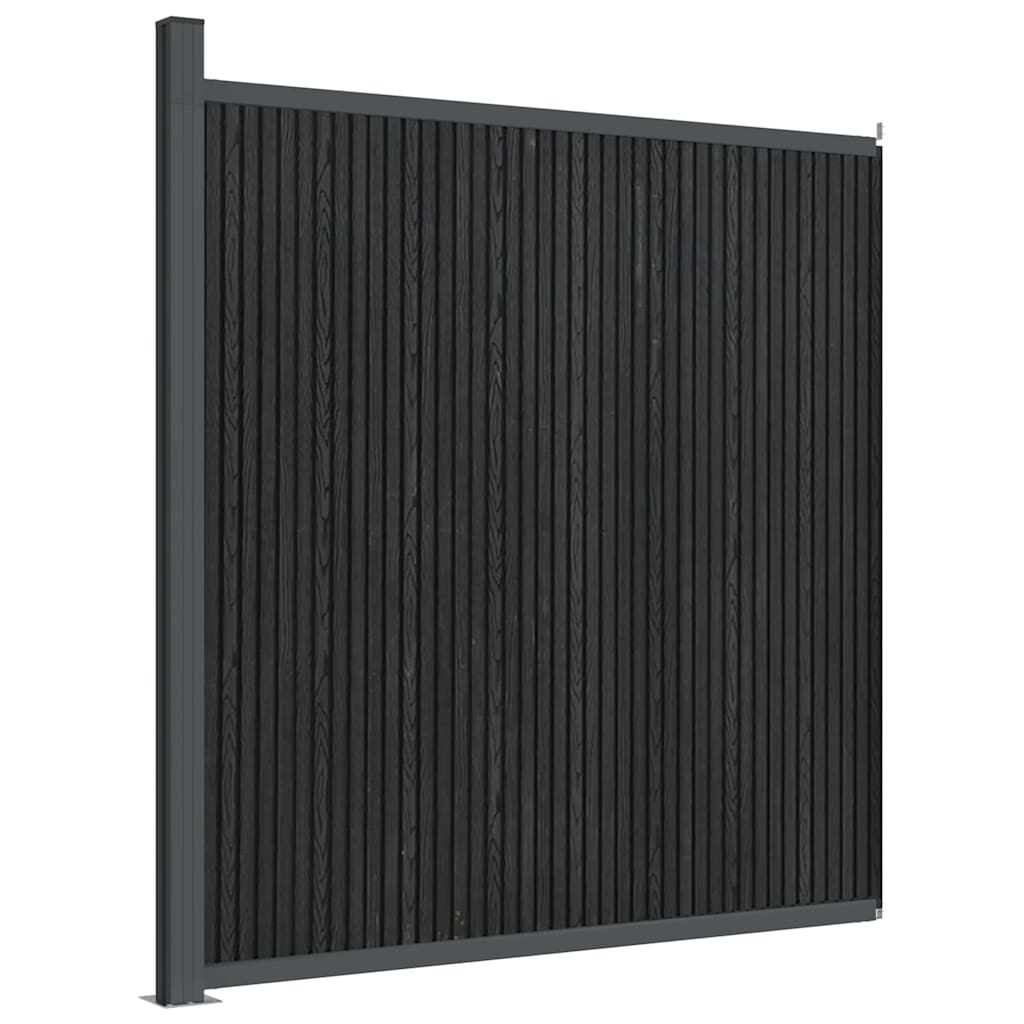 vidaXL Πάνελ Περίφραξης Γκρι 173 x 186 εκ. από WPC