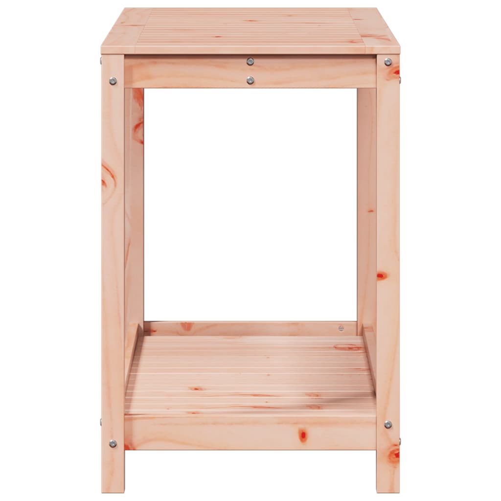 vidaXL Τραπέζι Κηπουρικής Ράφι 108x35x75 εκ. Μασίφ Ξύλο Ψευδοτσούγκας