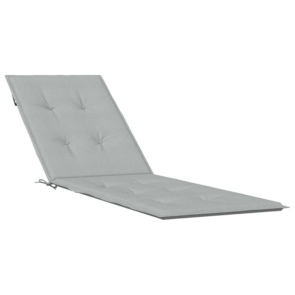 vidaXL Μαξιλάρι Σεζλόνγκ Ανοιχτό Γκρι (75+105) x 50 x 4 εκ. Υφασμάτινη
