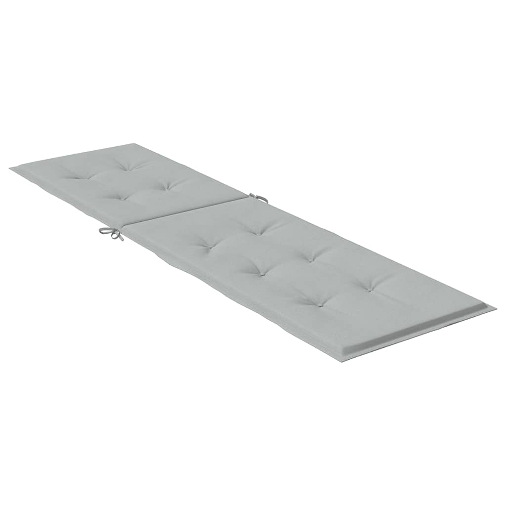 vidaXL Μαξιλάρι Σεζλόνγκ Ανοιχτό Γκρι (75+105) x 50 x 4 εκ. Υφασμάτινη