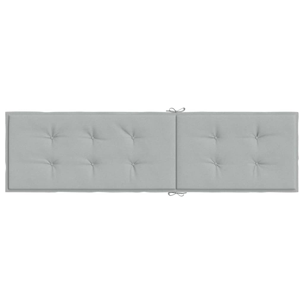 vidaXL Μαξιλάρι Σεζλόνγκ Ανοιχτό Γκρι (75+105) x 50 x 4 εκ. Υφασμάτινη