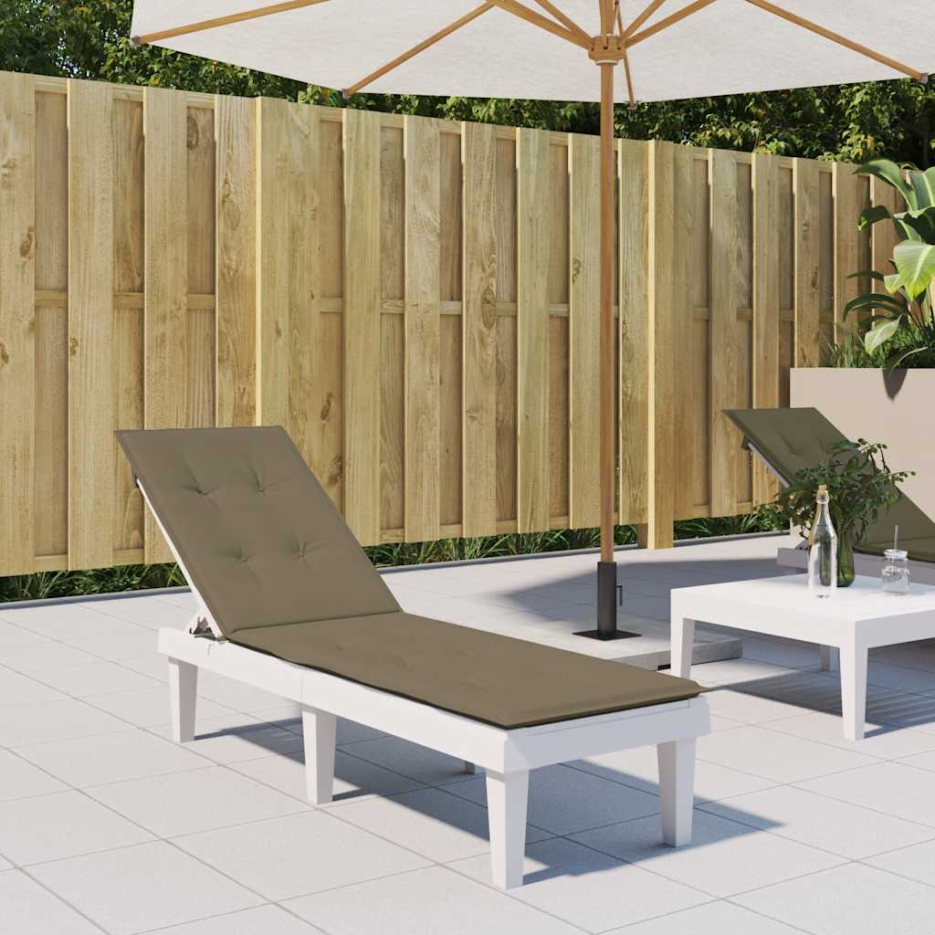 vidaXL Μαξιλάρι Σεζλόνγκ Taupe (75+105) x 50 x 4 εκ. Υφασμάτινη