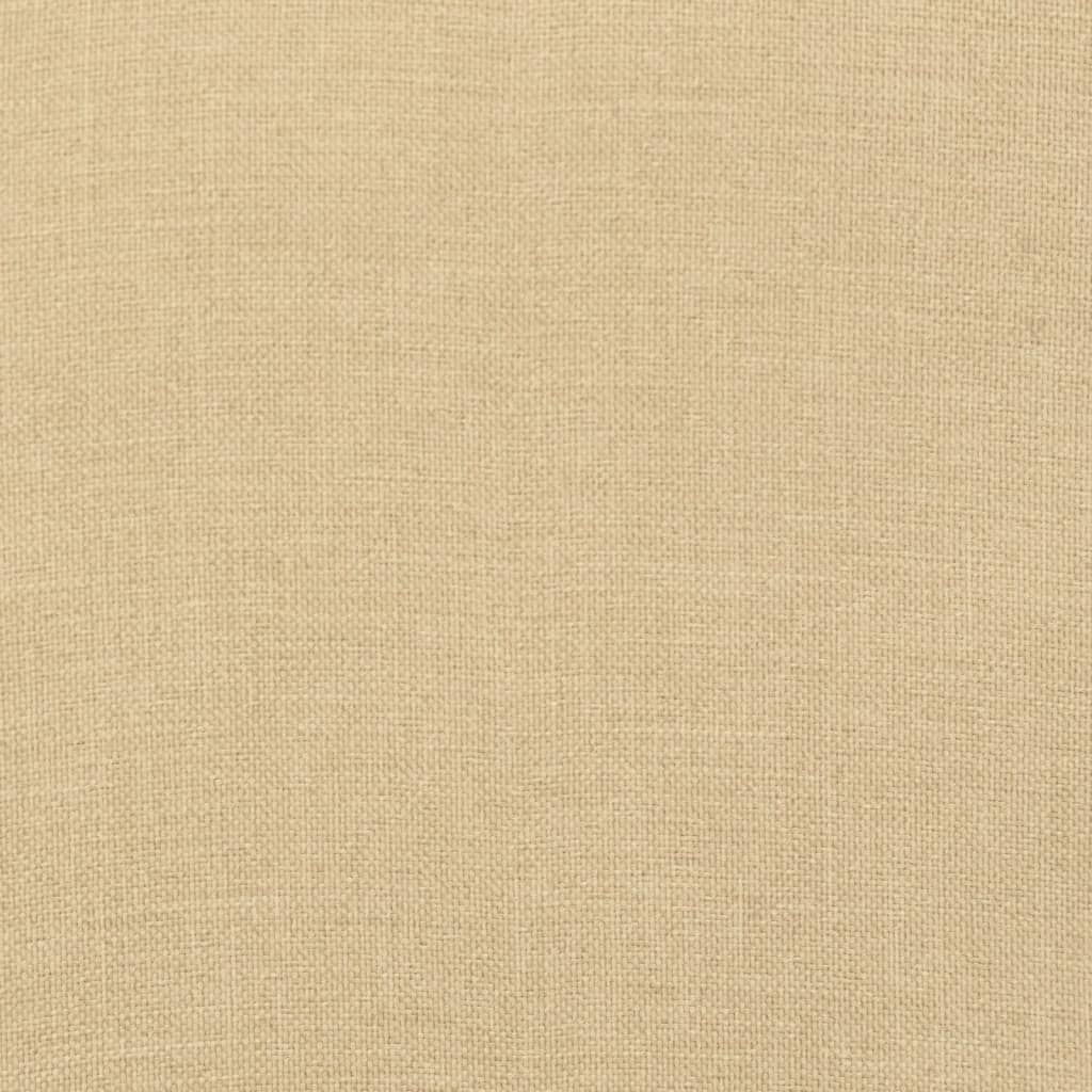 vidaXL Μαξιλάρια Πάγκου Κήπου Μπεζ Μελανζέ 100x50x7 εκ. Ύφασμα