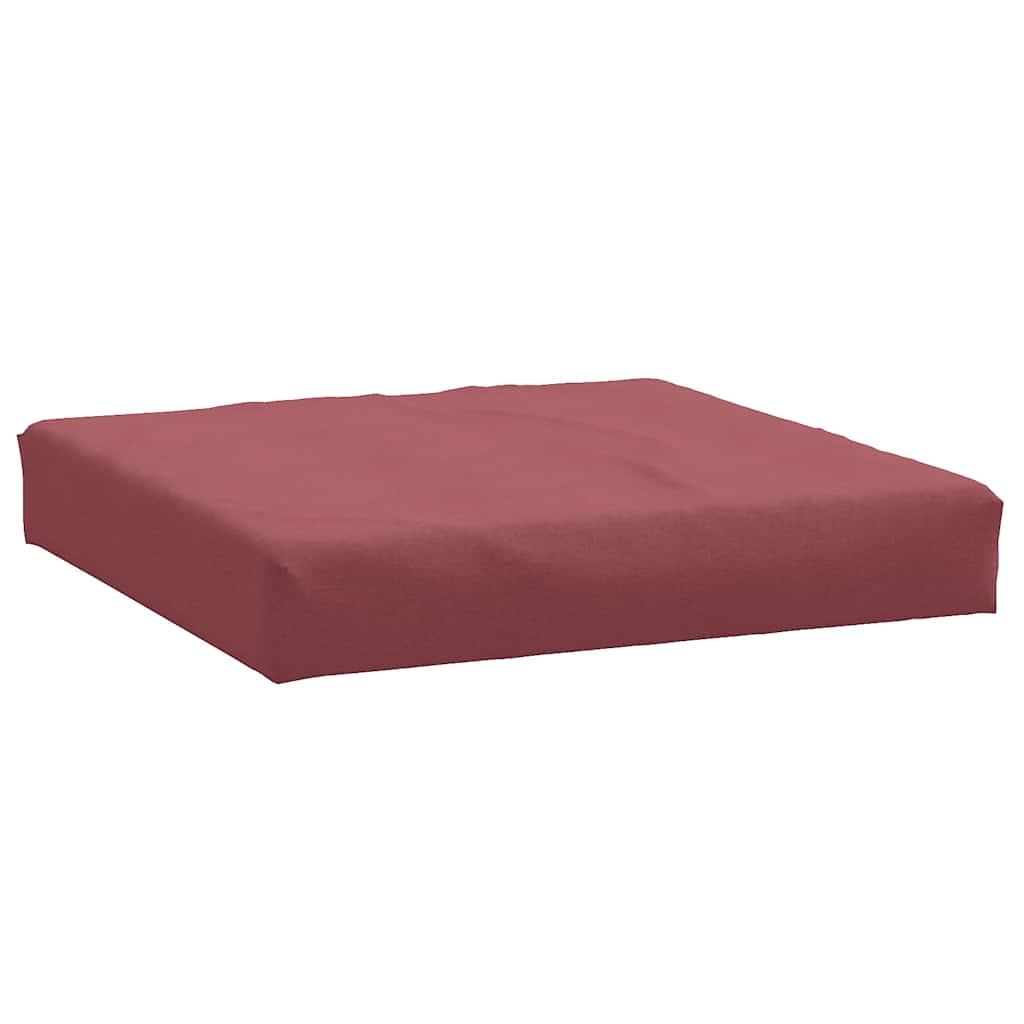 vidaXL Μαξιλάρι Παλέτας Μπορντό 60x60x9,5 εκ. Ύφασμα