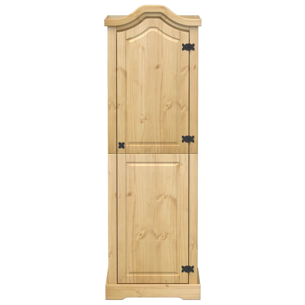 vidaXL Ντουλάπα Corona 55x52x170 εκ. από Μασίφ Ξύλο Πεύκου