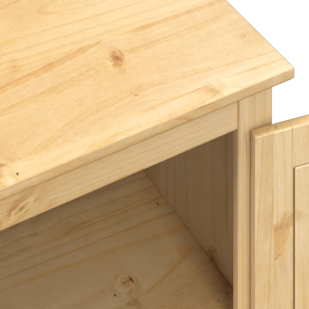 vidaXL Ντουλάπα Corona 55x50x170 εκ. από Μασίφ Ξύλο Πεύκου