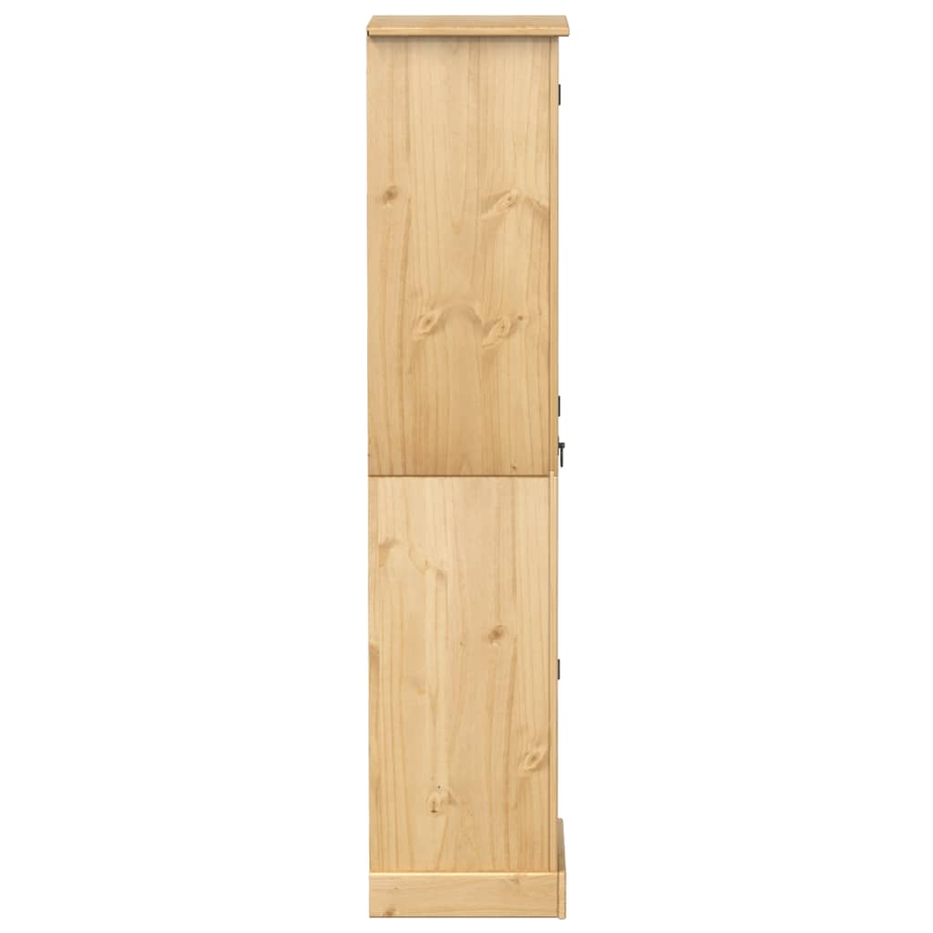 vidaXL Ντουλάπα Corona 55x38x170 εκ. από Μασίφ Ξύλο Πεύκου