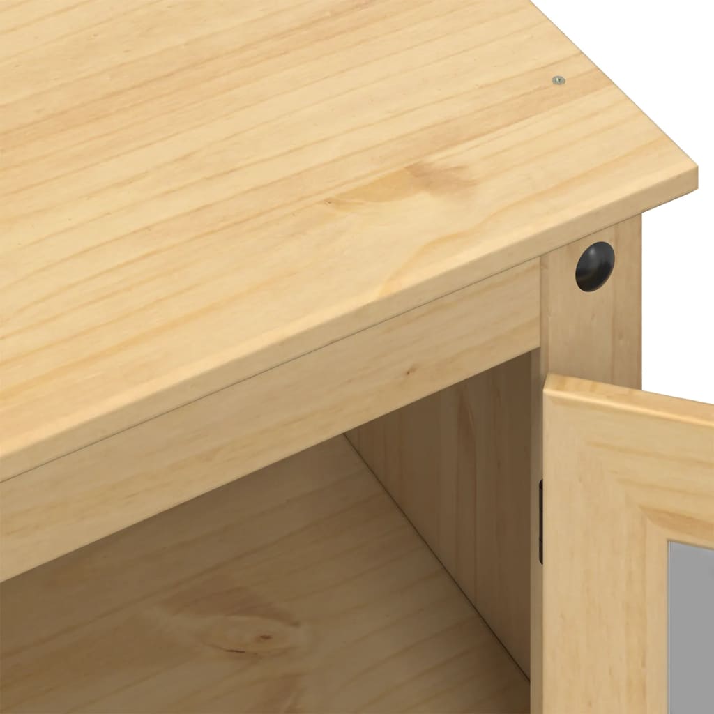 vidaXL Ντουλάπι Μπάνιου Corona 50x40x185 εκ. από Μασίφ Ξύλο Πεύκου