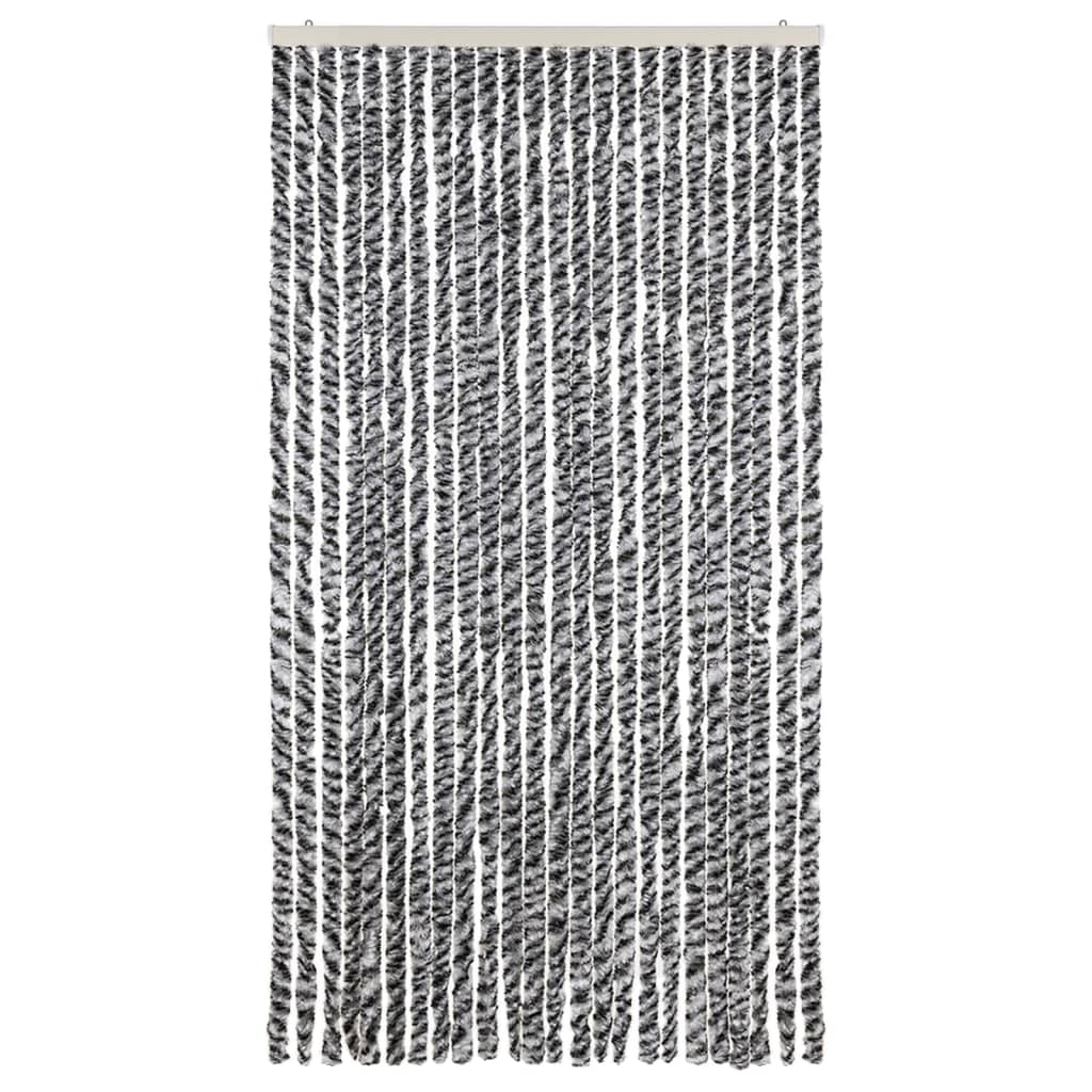 vidaXL Σήτα Εντόμων Γκρι/Μαύρη/Λευκή 100 x 230 εκ. από Σενίλ